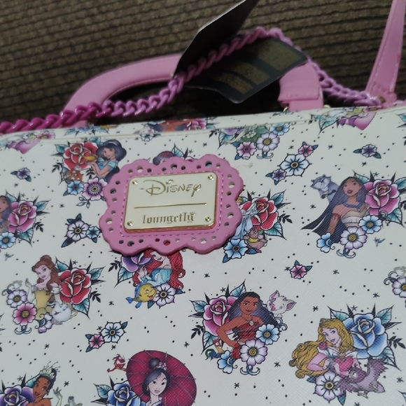 Loungefly Disney Princess Pink and White Bag Set - Picture 4 of 17